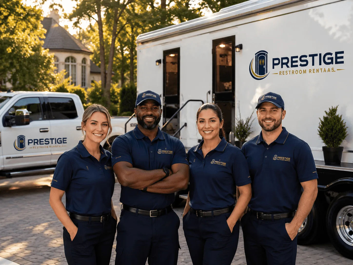 Trusted Luxury Portable Restrooms company in Man, WV